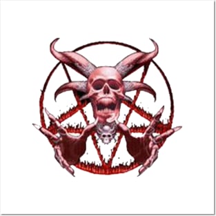 Satanic Logo Posters and Art